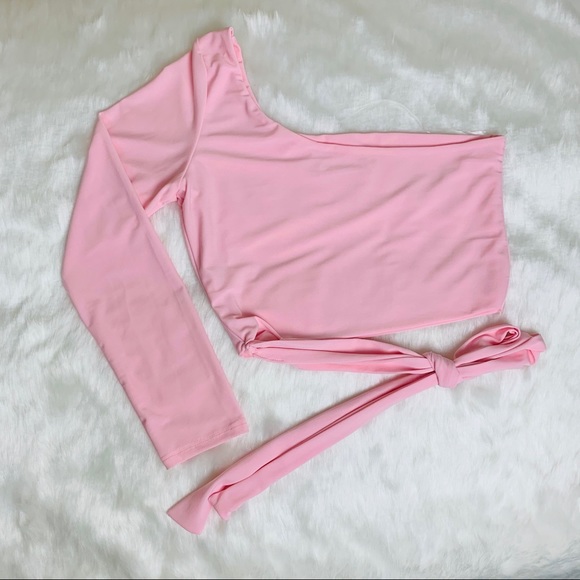 Cutout One-Shoulder Top - Picture 2 of 9